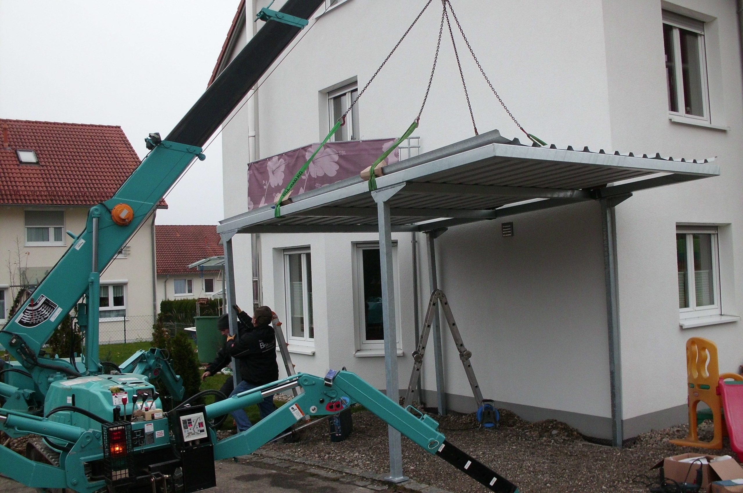 Schlosserei Brückner - Carports Kundenprojekte