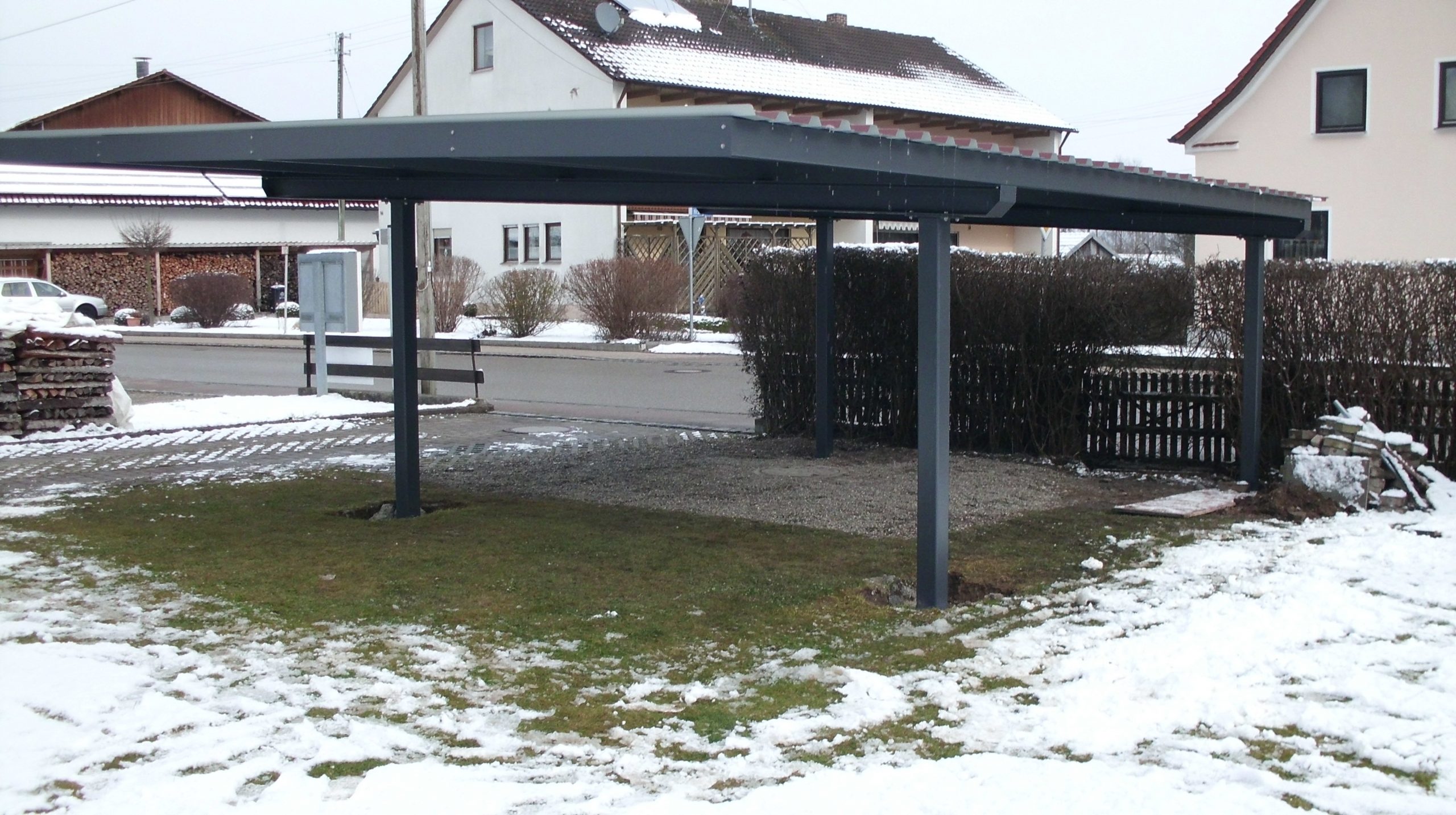 Schlosserei Brückner - Carports Kundenprojekte